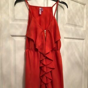 Alya mini dress with ruffles